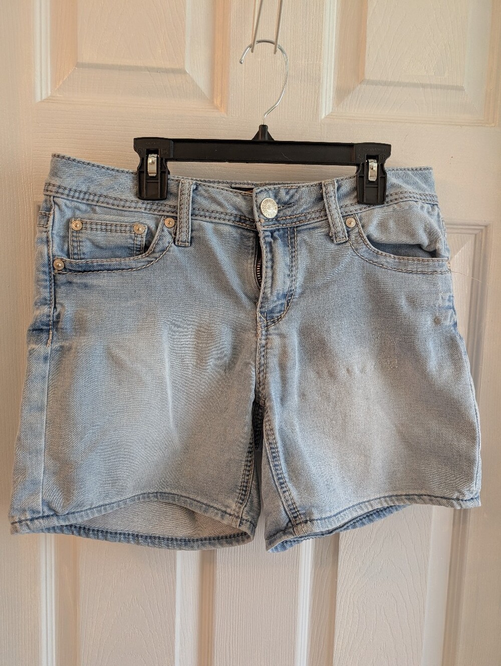Light Blue Denim Women’s Shorts - Brand Unspecified